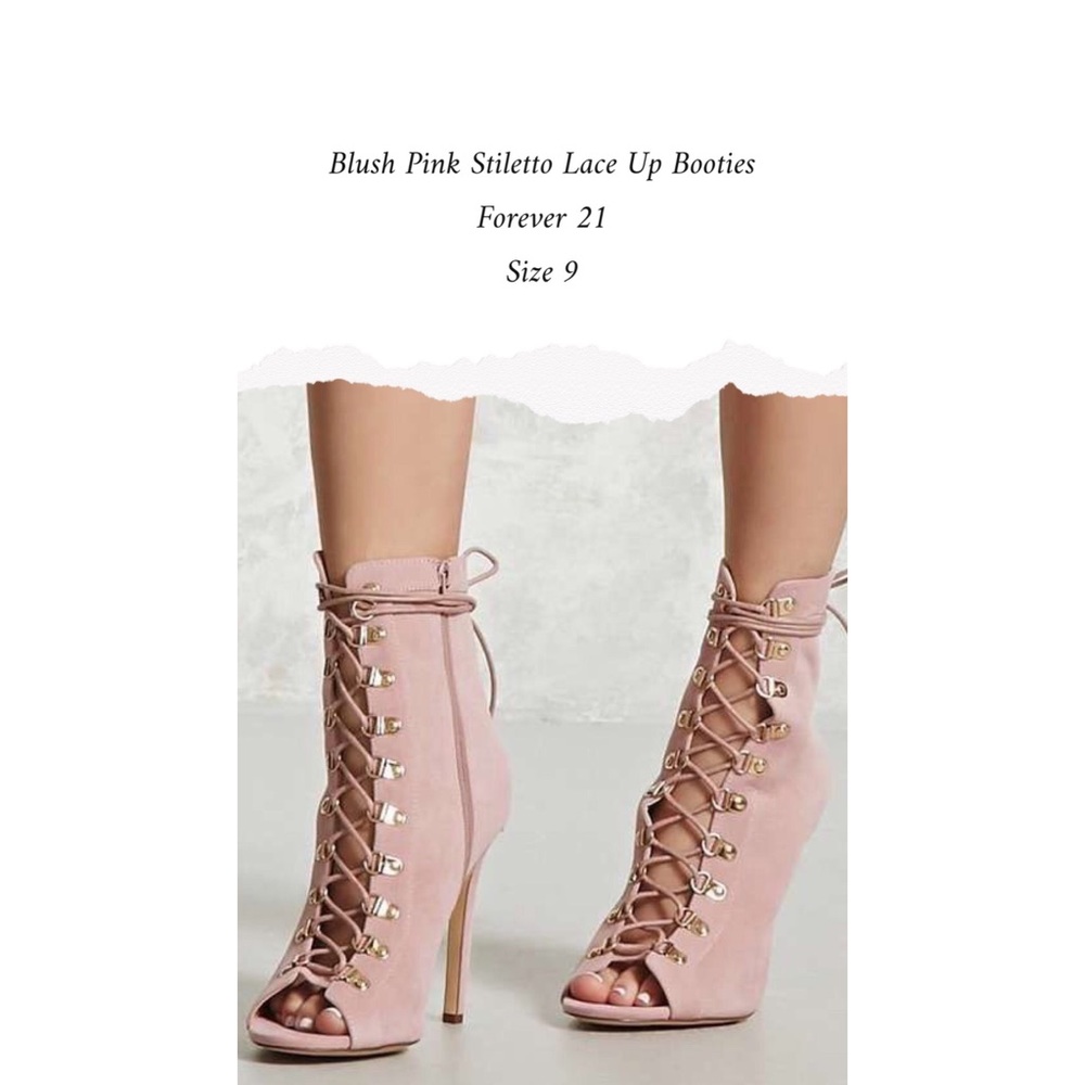 [MUST GO SALE] Pink Stiletto Booties